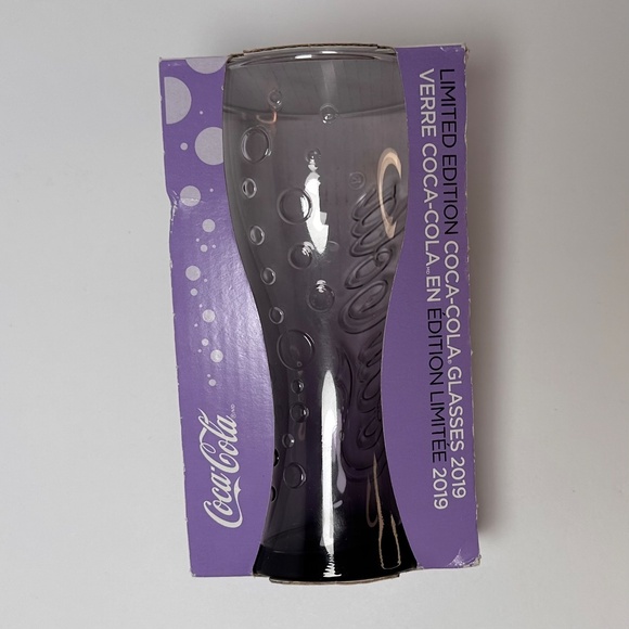 Coca-Cola Purple Glass 2019 | McDonald’s Limited Edition | In Box - Picture 4 of 5